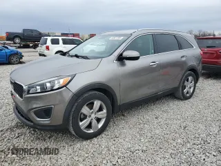 2016 Kia Sorento LX with VIN 5XYPG4A38GG106579, listed as a Copart auction lot 52607295 with 115,358 mi miles and Salvage Title. Bid and sale history available at carsss.com. Image 1.
