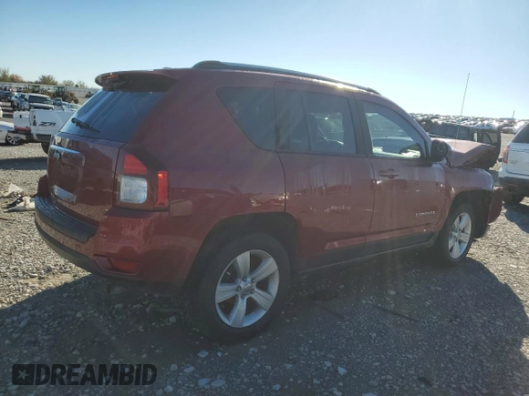 2016 Jeep Compass Sport with VIN 1C4NJDBB0GD713069, listed as a Copart auction lot 80003774 with 92,872 mi miles and Salvage title. Bid and sale history available at DreamBid. Image 3.