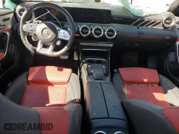 2022 Mercedes-Benz CLA 35 AMG with VIN W1K5J5BB7NN311469, listed as a Copart auction lot 50732905 with 27,516 mi miles and Non Repairable. Bid and sale history available at DreamBid. Image 8.