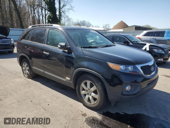 2012 Kia Sorento LX with VIN 5XYKTCA66CG282938, listed as a Copart auction lot 53566645 with 126,095 mi miles and Clean Title. Bid and sale history available at carsss.com. Image 4.