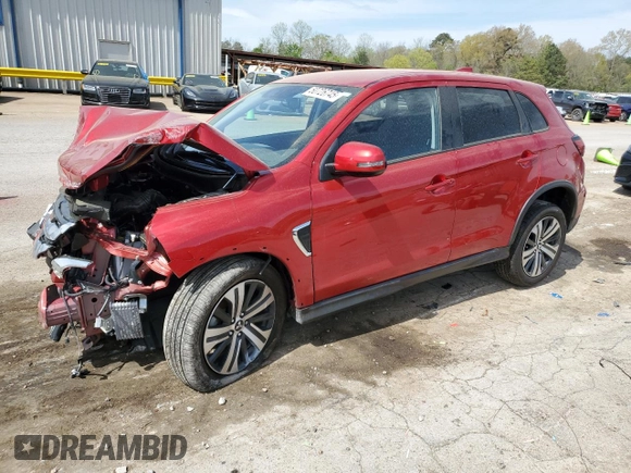 2024 Mitsubishi Outlander Sport S with VIN JA4ARUAU0RU012359, listed as a Copart auction lot 50726745 with 8,150 mi miles and Salvage Title. Bid and sale history available at carsss.com. Image 1.