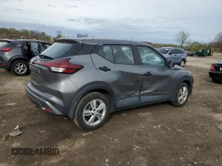 2022 Nissan Kicks S z VIN 3N1CP5BVXNL491561, wystawiony jako Copart lot #51327675 z przebiegiem 87 111 mil mil oraz Szkoda całkowita • Salvage title. Historia ofert i sprzedaży dostępna na DreamBid. Obrazek 3.