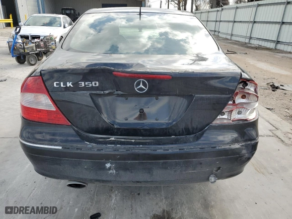 2006 Mercedes-Benz CLK-Class 3.5L with VIN WDBTJ56JX6F174833, listed as a Copart auction lot 45694465 with 144,172 mi miles and Salvage Title. Bid and sale history available at carsss.com. Image 6.