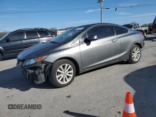 2012 Honda Civic Cpe EX-L with VIN 2HGFG3B18CH541781, listed as a Copart auction lot 50401085 with 141,781 mi miles and Salvage Title. Bid and sale history available at carsss.com. Image 1.