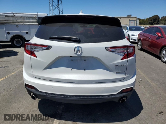 2021 Acura RDX Technology with VIN 5J8TC2H53ML038361, listed as a Copart auction lot 65662784 with Not Provided miles and Salvage Title. Bid and sale history available at DreamBid. Image 6.