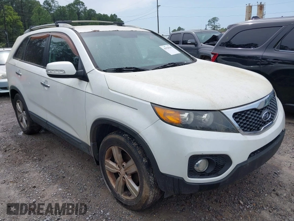 2012 Kia Sorento EX with VIN 5XYKU4A66CG227487, listed as a IAAI auction lot 41925941 with 185,464 mi miles. Bid and sale history available at carsss.com. Image 1.
