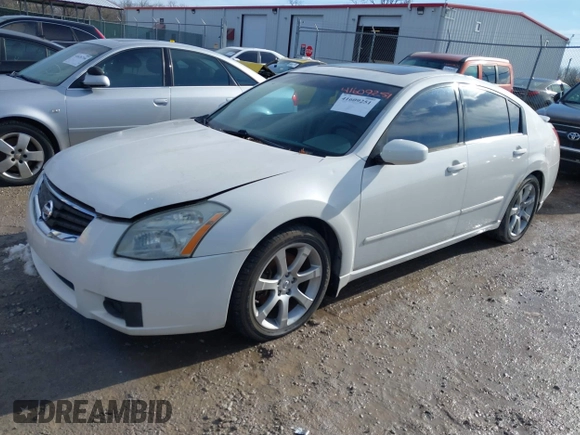 2007 Nissan Maxima 3.5 SE with VIN 1N4BA41E57C821830, listed as a IAAI auction lot 41609251 with 232,052 mi miles. Bid and sale history available at carsss.com. Image 2.