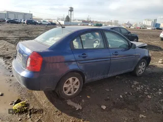 2010 Hyundai Accent GLS with VIN KMHCN4AC7AU453990, listed as a Copart auction lot 46667245 with 69,202 mi miles and Salvage Title. Bid and sale history available at carsss.com. Image 3.