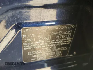 2017 Jaguar XJ with VIN SAJWJ2GD2H8W08337, listed as a Copart auction lot 44454715 with 89,424 mi miles and Salvage Title. Bid and sale history available at carsss.com. Image 12.