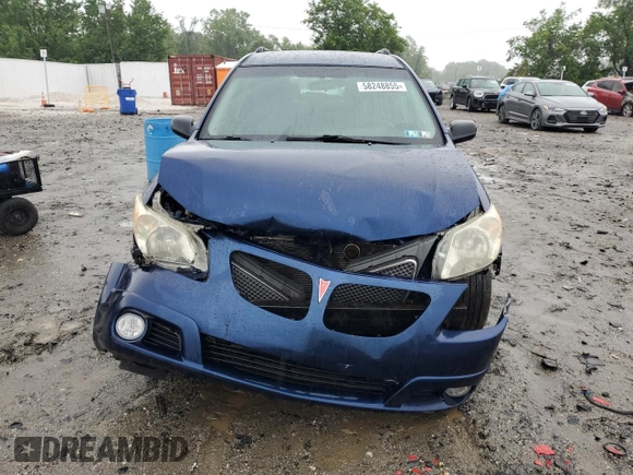 2005 Pontiac Vibe z VIN 5Y2SL63875Z447139, wystawiony jako Copart lot #58248855 z przebiegiem 232 051 mil mil oraz Czysty tytuł • Clean title. Historia ofert i sprzedaży dostępna na DreamBid. Obrazek 5.