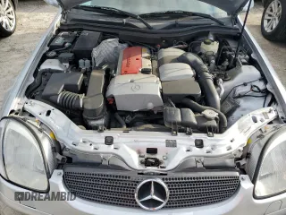2002 Mercedes-Benz SLK-Class 2.3L Kompressor with VIN WDBKK49F22F269133, listed as a Copart auction lot 74792244 with 53,137 mi miles and Salvage Title. Bid and sale history available at carsss.com. Image 11.