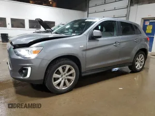 2015 Mitsubishi Outlander SE with VIN 4A4AP4AU6FE008763, listed as a Copart auction lot 58772365 with 130,749 mi miles and Salvage title. Bid and sale history available at DreamBid. Image 1.