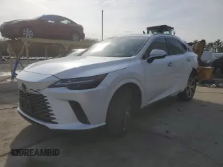 2023 Lexus RX with VIN 2T2BAMCA0PC028720, listed as a Copart auction lot 52867745 with 49,649 mi miles and Salvage Title. Bid and sale history available at carsss.com. Image 1.