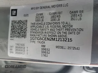 2021 GMC Canyon 2WD Elevation with VIN 1GTG5CEN2M1213215, listed as a Copart auction lot 44528235 with 145,326 mi miles and Salvage Title. Bid and sale history available at carsss.com. Image 12.