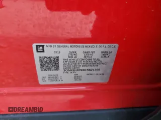 2019 Chevrolet Blazer RS z VIN 3GNKBJRS6KS621369, wystawiony jako Copart lot #54591215 z przebiegiem 64 164 mil mil oraz Szkoda całkowita • Salvage title. Historia ofert i sprzedaży dostępna na DreamBid. Obrazek 12.