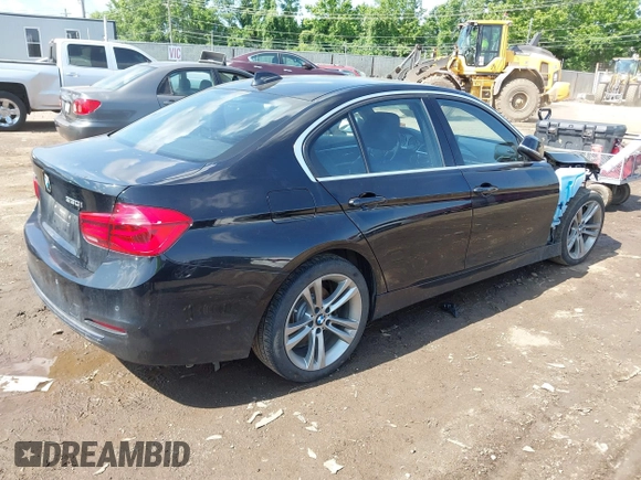 2017 BMW 3 Series 330i xDrive with VIN WBA8D9G5XHNT91375, listed as a IAAI auction lot 42546882 with 107,573 mi miles and . Bid and sale history available at DreamBid. Image 4.