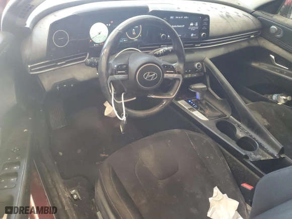 2021 Hyundai Elantra SEL with VIN KMHLN4AG1MU180942, listed as a Copart auction lot 51928415 with 110,269 mi miles and Salvage Title. Bid and sale history available at carsss.com. Image 8.