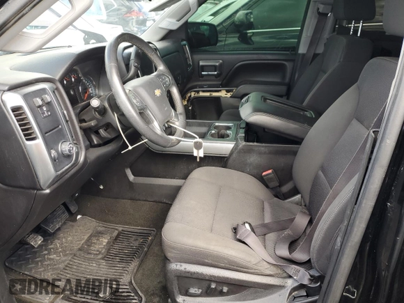 2017 Chevrolet Silverado 1500 LT with VIN 3GCPCREC8HG141600, listed as a Copart auction lot 43753515 with 0 mi miles and Salvage Title. Bid and sale history available at carsss.com. Image 7.