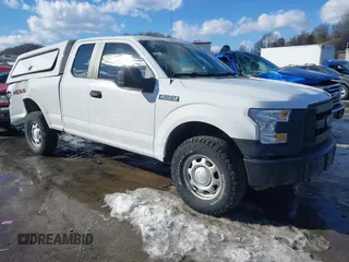 2017 Ford F-150 XL with VIN 1FTFX1EF3HFB90524, listed as a IAAI auction lot 41451534 with 156,782 mi miles. Bid and sale history available at carsss.com. Image 1.