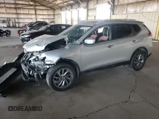 2015 Nissan Rogue SL z VIN 5N1AT2MV7FC850725, wystawiony jako Copart lot #54993195 z przebiegiem 98 804 mil mil oraz Szkoda całkowita • Salvage title. Historia ofert i sprzedaży dostępna na DreamBid. Obrazek 1.