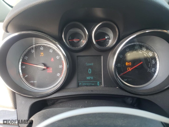 2016 Buick Encore Leather with VIN KL4CJCSB3GB572828, listed as a Copart auction lot 60502714 with 91,621 mi miles and Salvage Title. Bid and sale history available at carsss.com. Image 9.