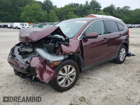 2013 Honda CR-V EX z VIN 5J6RM4H59DL056682, wystawiony jako Copart lot #60349505 z przebiegiem Nie podano mil oraz Czysty tytuł • Clean title. Historia ofert i sprzedaży dostępna na DreamBid. Obrazek 1.