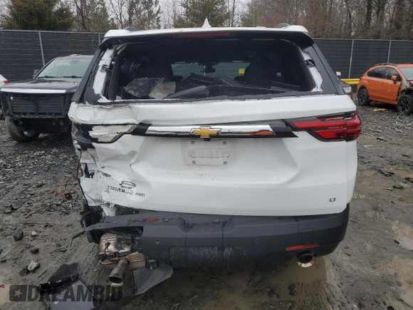 2022 Chevrolet Traverse LT Cloth with VIN 1GNEVMKW7NJ190372, listed as a Copart auction lot 44315595 with 19,791 mi miles and Salvage Title. Bid and sale history available at carsss.com. Image 6.
