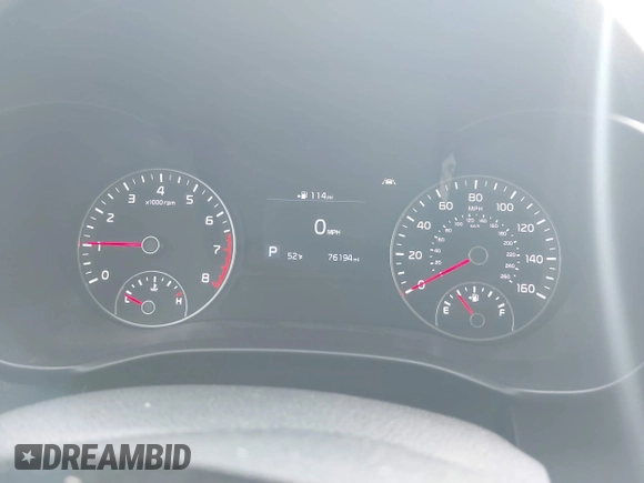 2020 Kia Optima LX with VIN 5XXGT4L33LG432264, listed as a IAAI auction lot 41840702 with 76,194 mi miles and . Bid and sale history available at DreamBid. Image 7.