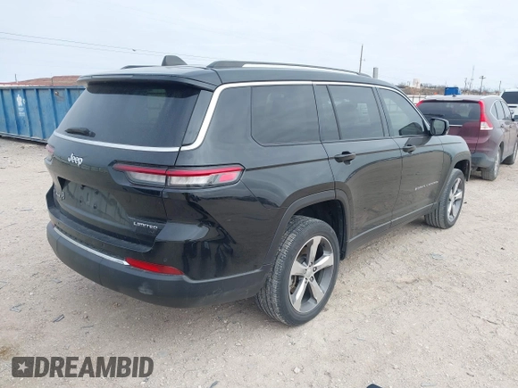 2021 Jeep Grand Cherokee Limited with VIN 1C4RJKBG6M8101450, listed as a IAAI auction lot 41593600 with 55,228 mi miles and . Bid and sale history available at DreamBid. Image 4.