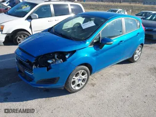 2016 Ford Fiesta SE with VIN 3FADP4EJ1GM208164, listed as a IAAI auction lot 41737142 with 120,826 mi miles. Bid and sale history available at carsss.com. Image 2.