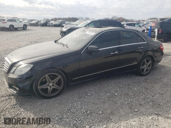 2010 Mercedes-Benz E 350 Luxury with VIN WDDHF5GB9AA160952, listed as a Copart auction lot 46392455 with 152,712 mi miles and Salvage Title. Bid and sale history available at DreamBid. Image 1.