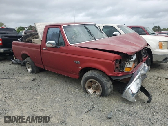 1996 Ford F-150 with VIN 1FTEF15N1TLA09355, listed as a Copart auction lot 50772145 with Not provided miles and Salvage title. Bid and sale history available at DreamBid. Image 4.