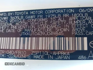 2009 Scion xD z VIN JTKKU10439J049845, wystawiony jako IAAI lot #41985066 z przebiegiem 162 439 mil mil oraz . Historia ofert i sprzedaży dostępna na DreamBid. Obrazek 9.