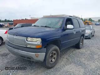 2002 Chevrolet Tahoe LS with VIN 1GNEC13Z62R205972, listed as a IAAI auction lot 42386598 with Not provided miles and . Bid and sale history available at DreamBid. Image 6.