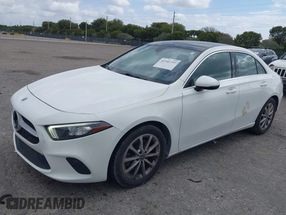 2019 Mercedes-Benz A 220 with VIN WDD3G4FB4KW024431, listed as a IAAI auction lot 41905395 with 65,141 mi miles and . Bid and sale history available at DreamBid. Image 2.