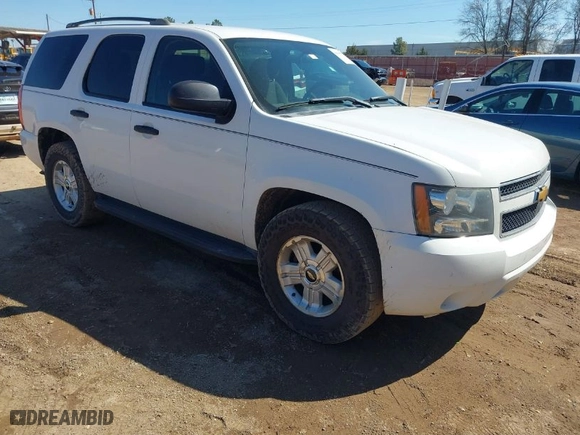 2012 Chevrolet Tahoe Commercial with VIN 1GNLC2E09CR185598, listed as a IAAI auction lot 41699321 with 202,198 mi miles. Bid and sale history available at carsss.com. Image 1.