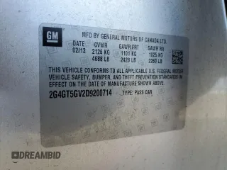 2013 Buick Regal Turbo Premium 2 z VIN 2G4GT5GV2D9200714, wystawiony jako Copart lot #47363315 z przebiegiem 149 535 mil mil oraz Szkoda całkowita • Salvage title. Historia ofert i sprzedaży dostępna na DreamBid. Obrazek 14.