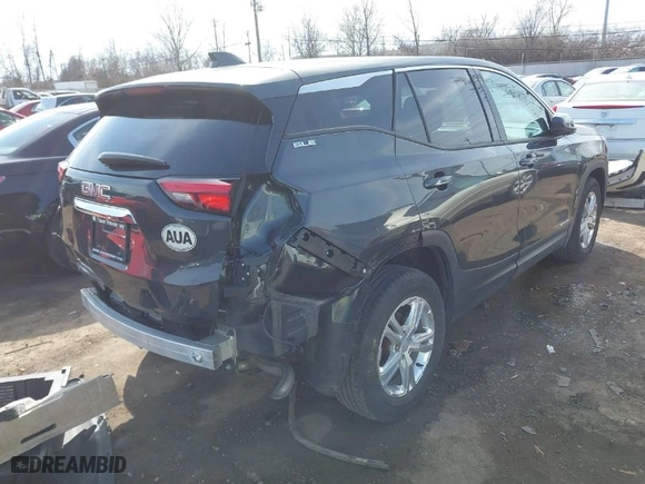 2018 GMC Terrain SLE with VIN 3GKALMEV8JL353022, listed as a IAAI auction lot 41685238 with 106,791 mi miles. Bid and sale history available at carsss.com. Image 4.