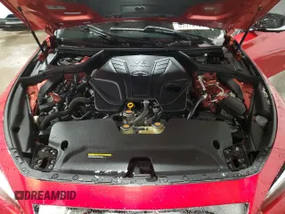 2020 Infiniti Q50 Red Sport 400 with VIN JN1FV7AR7LM660179, listed as a Copart auction lot 89016435 with 33,500 mi miles and Salvage Title. Bid and sale history available at carsss.com. Image 11.