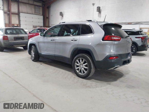 2018 Jeep Cherokee Limited with VIN 1C4PJMDX1JD607707, listed as a IAAI auction lot 42095889 with 123,913 mi miles and . Bid and sale history available at DreamBid. Image 3.