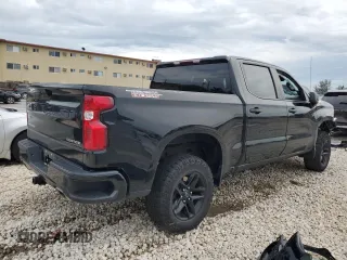 2022 Chevrolet Silverado 1500 Custom Trail Boss with VIN 3GCPDCED6NG597500, listed as a Copart auction lot 59104274 with 74,498 mi miles and Non Repairable. Bid and sale history available at DreamBid. Image 3.