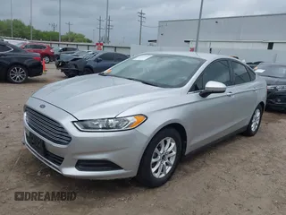2015 Ford Fusion S with VIN 3FA6P0G78FR163969, listed as a IAAI auction lot 41932087 with 66,608 mi miles. Bid and sale history available at carsss.com. Image 2.
