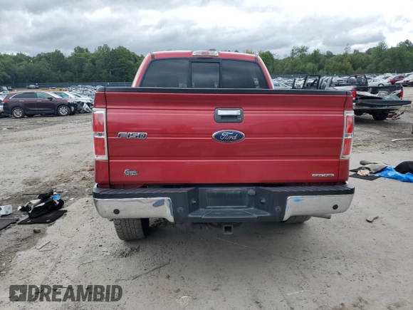 2011 Ford F-150 XL with VIN 1FTFW1EF0BFC83172, listed as a Copart auction lot 68005254 with Not Provided miles and Salvage Title. Bid and sale history available at carsss.com. Image 6.