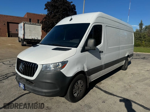 2021 Mercedes-Benz Sprinter Cargo Cargo with VIN W1Y4ECHY8MT074426, listed as a Copart auction lot 73589614 with 184,457 mi miles and . Bid and sale history available at DreamBid. Image 2.