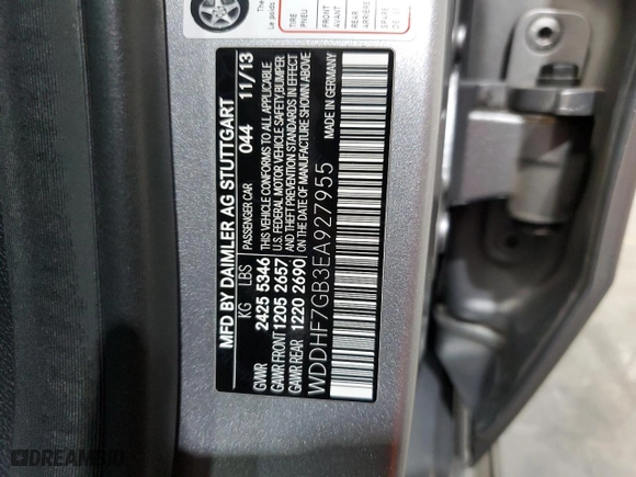 2014 Mercedes-Benz E-Class E 63 AMG S-Model with VIN WDDHF7GB3EA927955, listed as a Copart auction lot 80574034 with 122,206 mi miles and Clean Title. Bid and sale history available at carsss.com. Image 12.