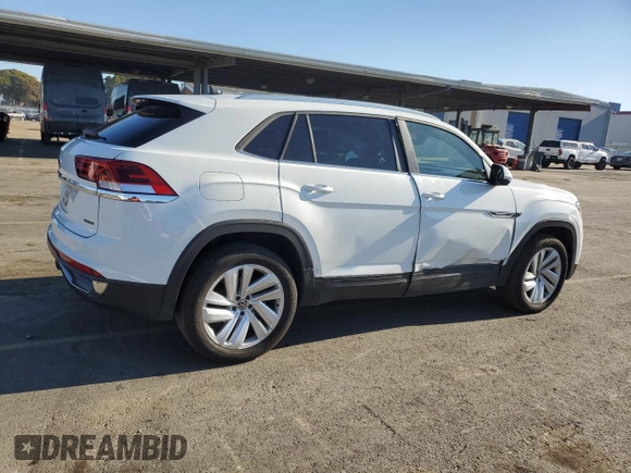 2023 Volkswagen Atlas SE with VIN 1V2HE2CA7PC205178, listed as a Copart auction lot 83377914 with 25,248 mi miles and Salvage title. Bid and sale history available at DreamBid. Image 3.
