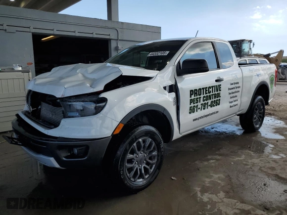 2023 Ford Ranger XL with VIN 1FTER1EH3PLE04080, listed as a Copart auction lot 44332105 with 44,629 mi miles and Salvage title. Bid and sale history available at DreamBid. Image 1.
