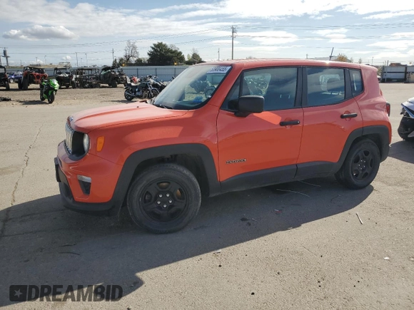 2021 Jeep Renegade Jeepster with VIN ZACNJCAB3MPM28632, listed as a Copart auction lot 53900455 with 115,582 mi miles and Clean title. Bid and sale history available at DreamBid. Image 1.