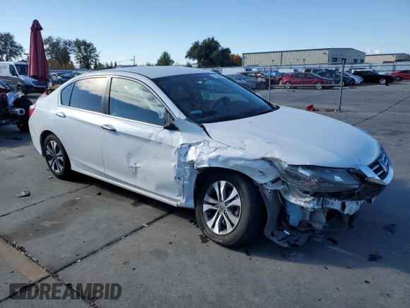 2015 Honda Accord LX with VIN 1HGCR2F34FA142310, listed as a Copart auction lot 79238684 with 198,416 mi miles and Salvage Title. Bid and sale history available at DreamBid. Image 4.