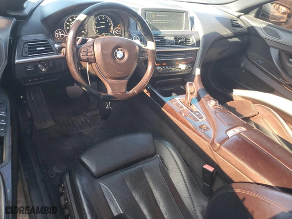2012 BMW 6 Series 650i with VIN WBALZ3C50CC397706, listed as a Copart auction lot 89402265 with 92,186 mi miles and Salvage Title. Bid and sale history available at carsss.com. Image 8.